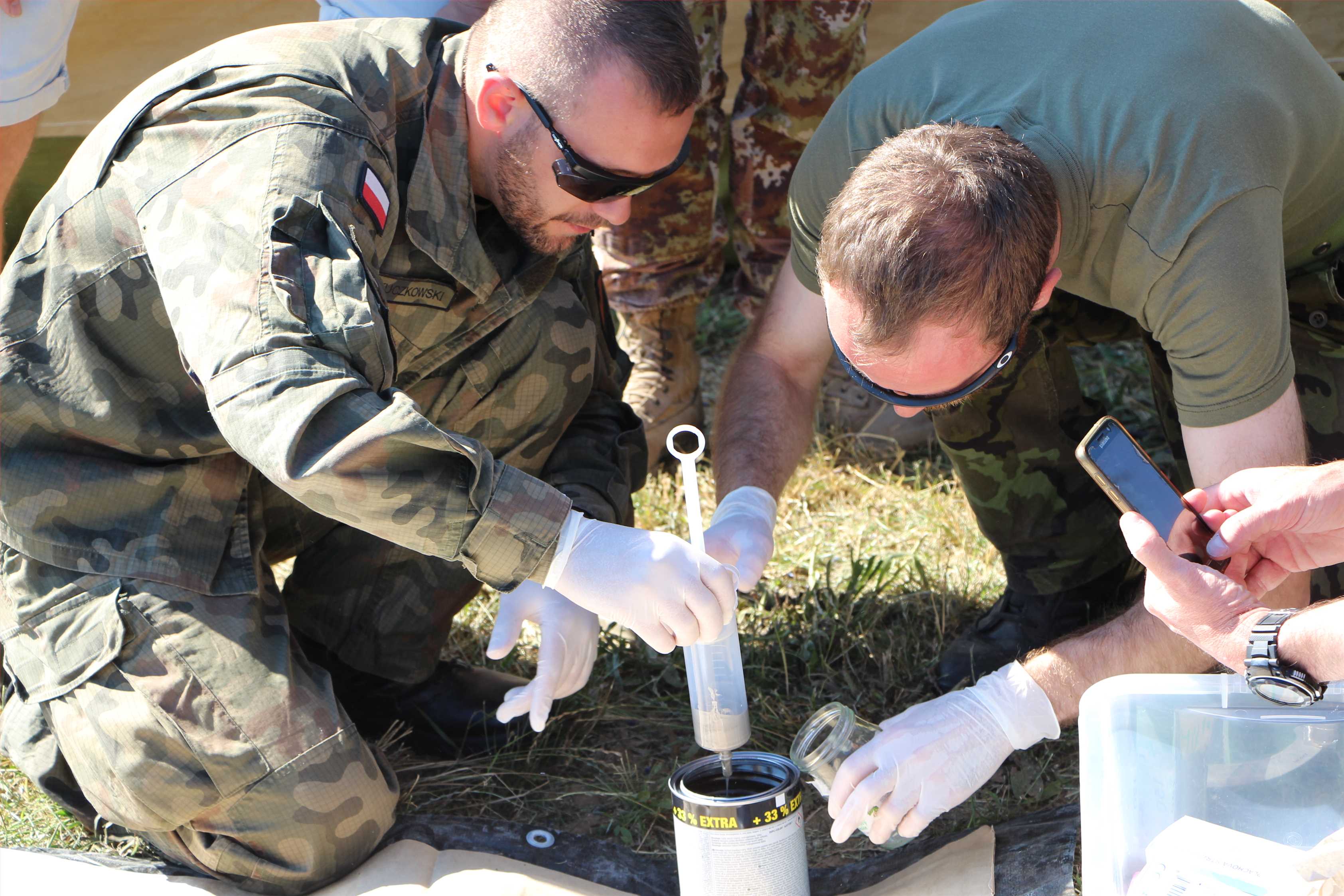 HomeMade Explosives Course Advanced in Military Training Area Lešť